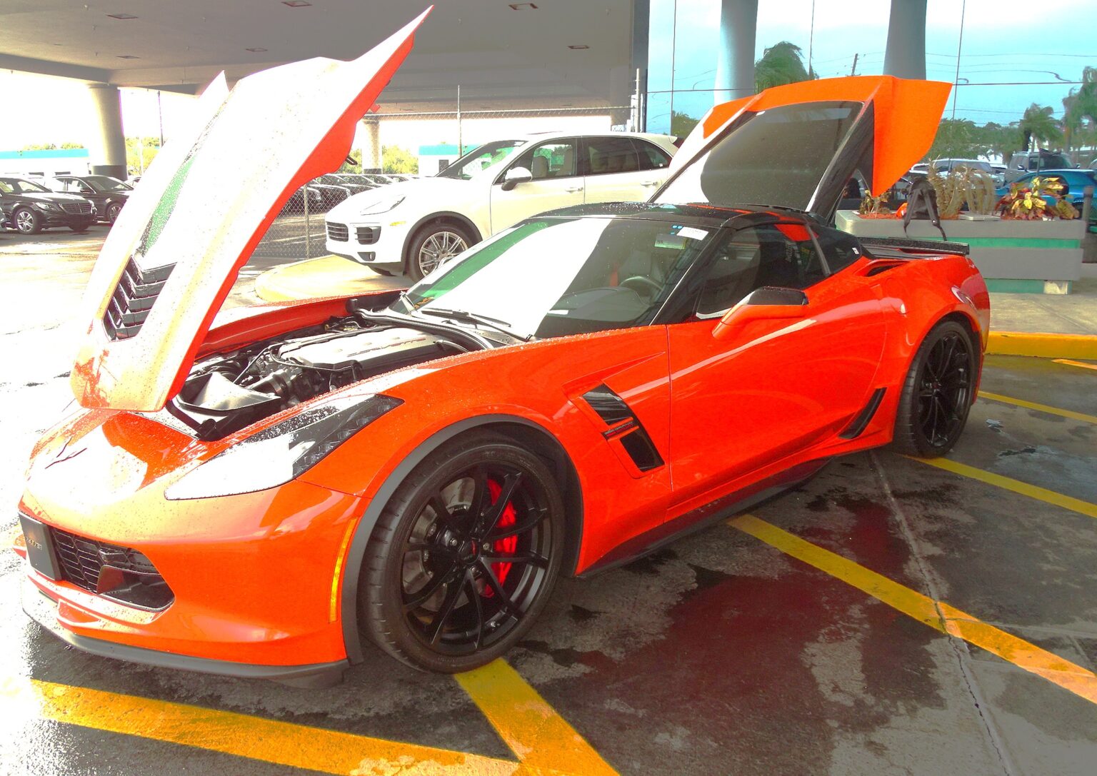Vehicle being evaluated for a certified fair market appraisal